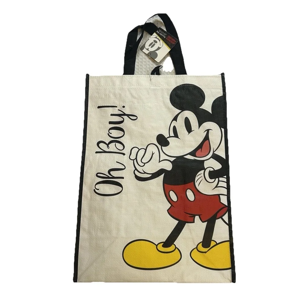 Disney - NEW - Mickey Mouse - Crew Socks (Set Of 2) + Tote - Unisex (Men/Women)